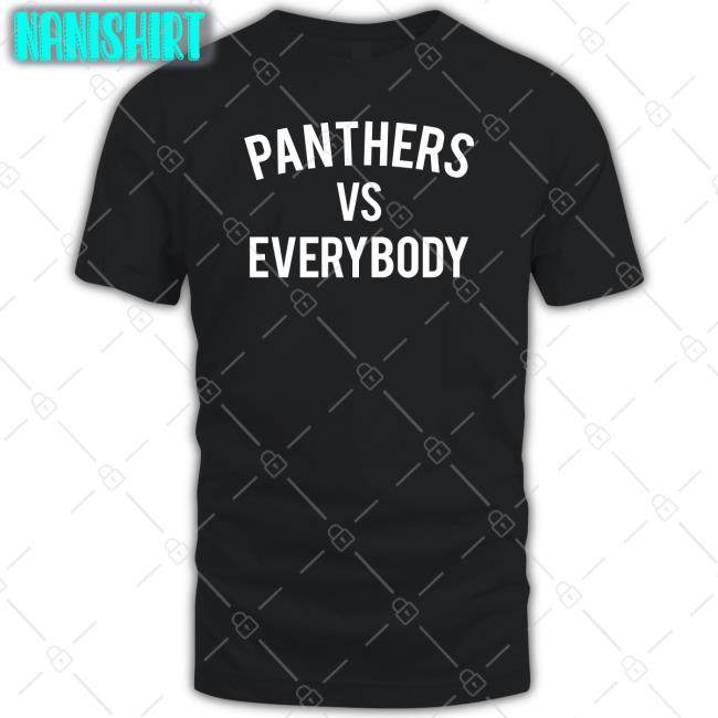 Panthers Vs Everybody Shirt Black Unisup Shop Matthew Myers Panthers Vs Everybody Long Sleeve The Nottingham Panthers
