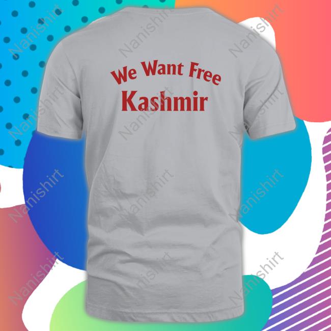 We Want Free Kashmir Shirt 2022 Melbourne Stadium