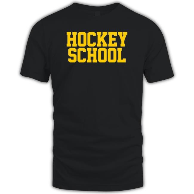 Hockey School Hoodie Hockey School Tee