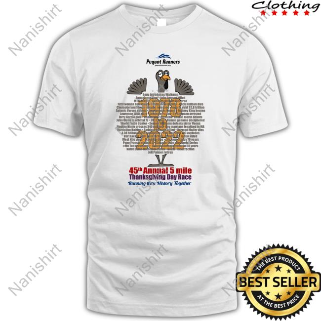 Pequot Runners 1987 To 2022 Tees Club Turkey Trot Southport