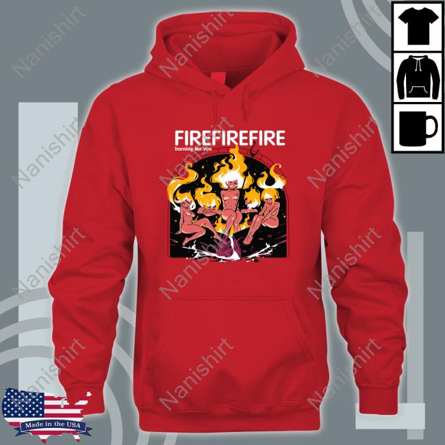 Akai Riot Fire Burning Yor You Long Sleeve Tee Shirt
