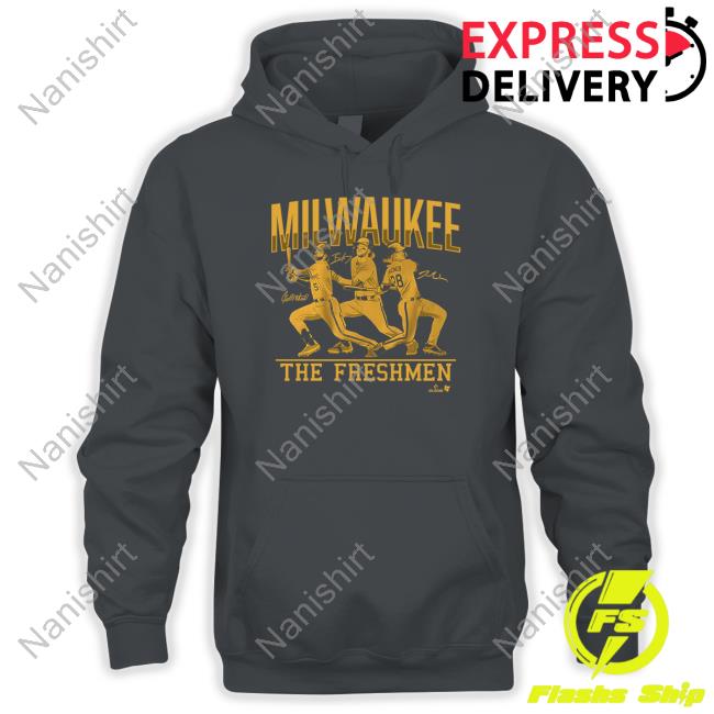 Breakingt Merch Brice Turang Joey Wiemer & Garrett Mitchell Milwaukee The Freshmen Tee Shirt