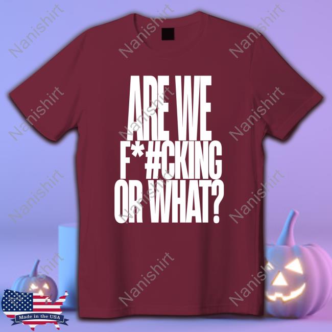 Official Are We Fucking Or What Hoodie