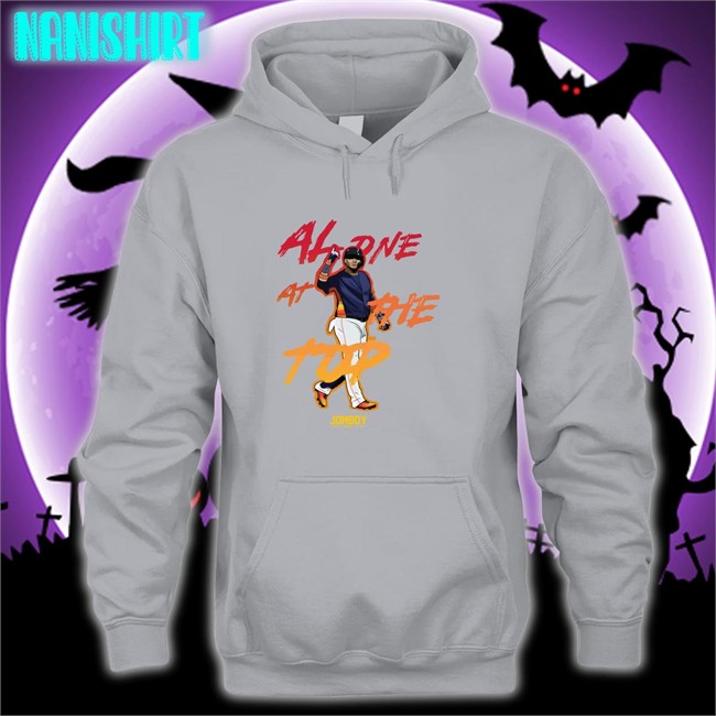 Alone At The Top Tee Shirt Shop Jomboy Media Merch Alone At The Top 2022 A L Champions Edition Limited Tees