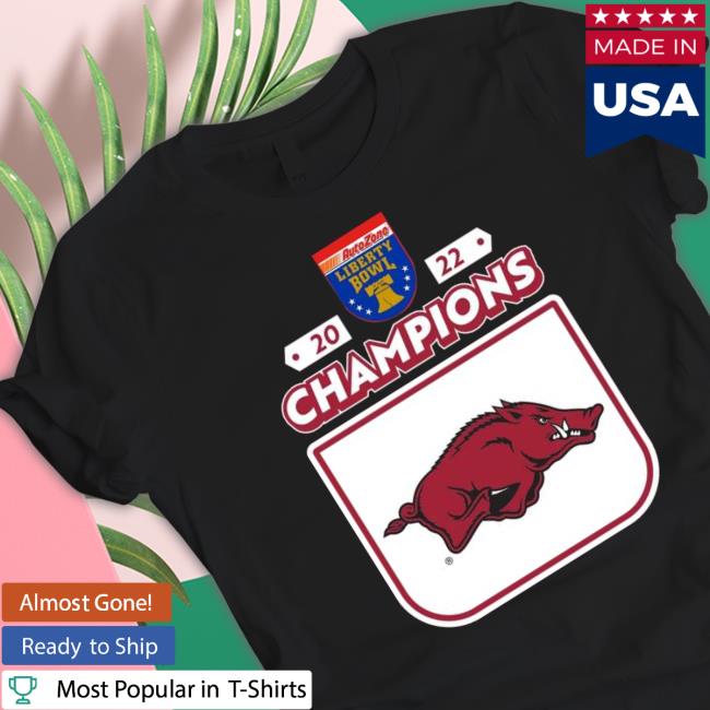 2022 Champions Autozone Liberty Bowl Arkansas T-Shirt