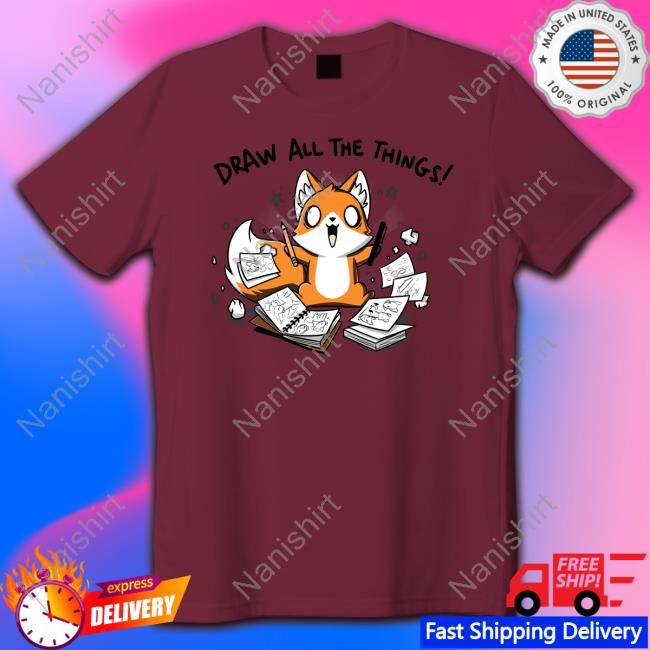 Draw All The Things Sweatshirt TeeTurle Merch