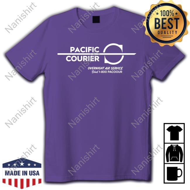 Pacific Courier Overnight Aire Service Tee Last Exit To Nowhere Merch