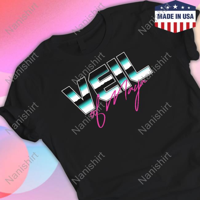 Veil Of Maya 80'S Black Hooded Sweatshirt