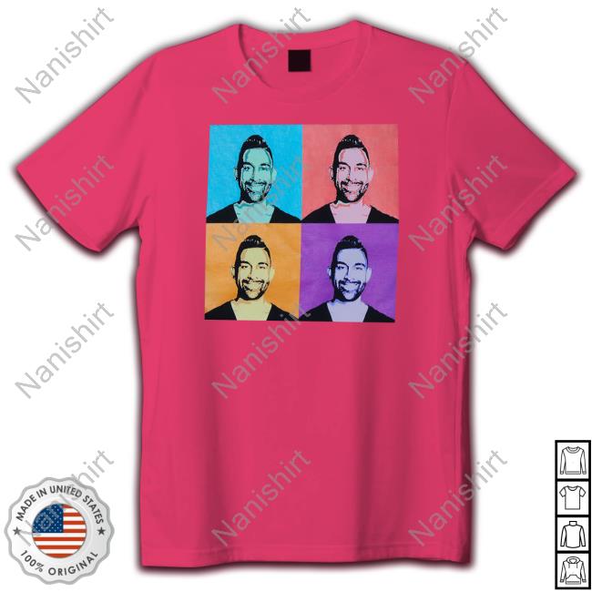 Pop Art Portrait Long Sleeved T Shirt Dhar Mann Merch