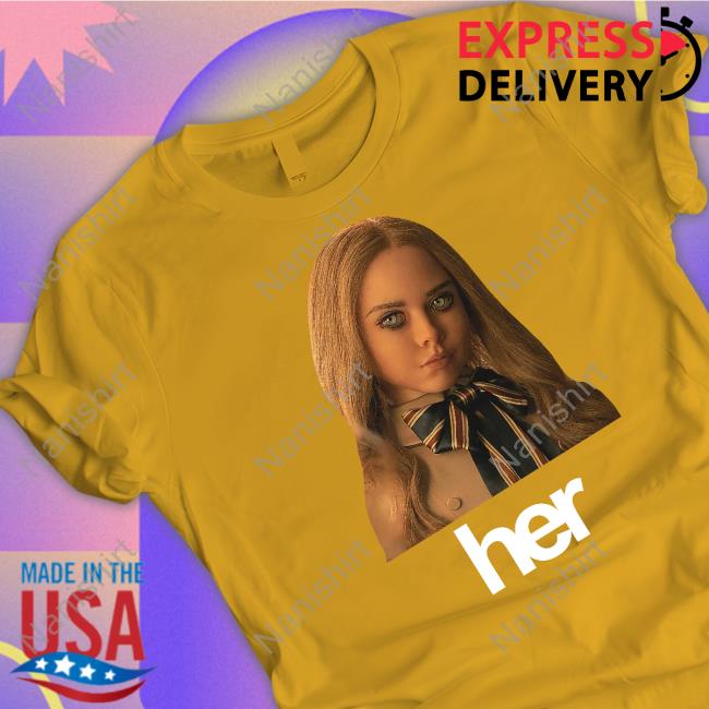 Thegoodshirts Merch Her Hoodie Megan Movie Her Long Sleeve T Shirt Megan Movie