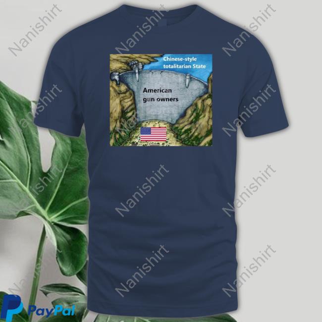 Chinese Style Totalitarian State American Gun Owners Long Sleeve T Shirt