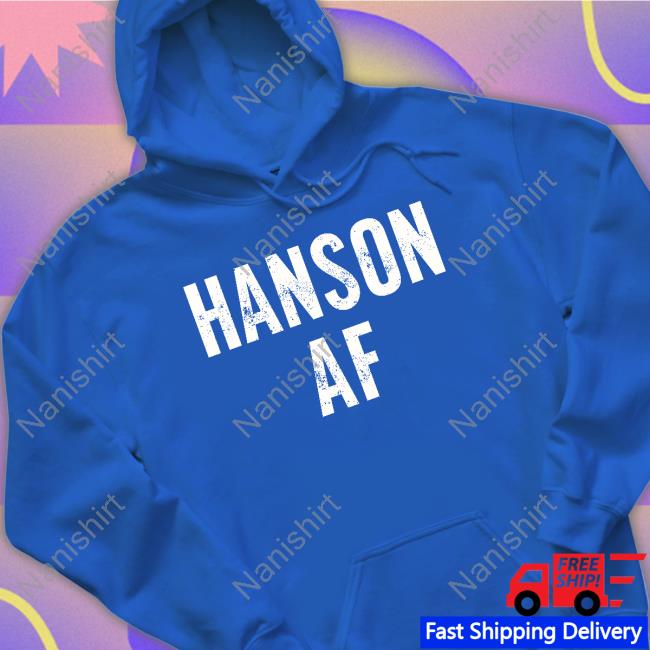 Official Hanson Af Shirts Official Hanson Af T-Shirt