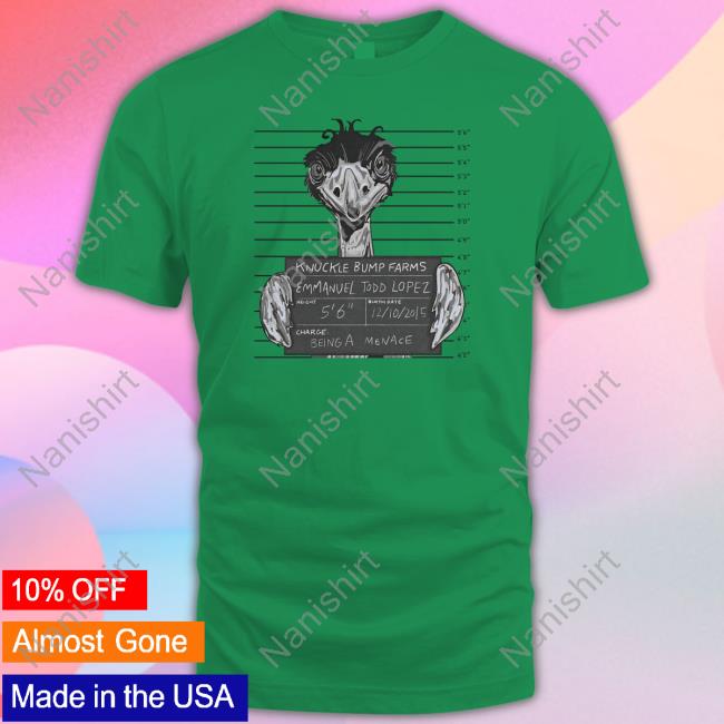 Official Knuckle Bump Farms Emmanuel Todd Lopez T Shirt
