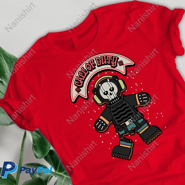 Official Call Of Duty Gingerbread Man Shirt