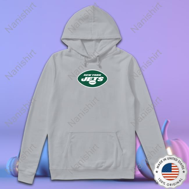 New York Jets Logo Hoodie The Athletic Robert Saleh New York Jets Logo Limited Edition Black T-Shirt