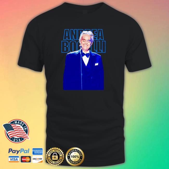 Official Beloved Tenor Andrea Bocelli Tee Shirts