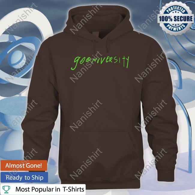 Official Gooniversity Hoodie Official Gooniversity Tee Shirt