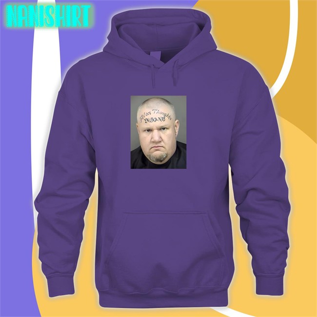 Felon Thoughts Insane Face Tee Felon Thoughts Hubert Leverich's Insane Face Shirt Tize4pf