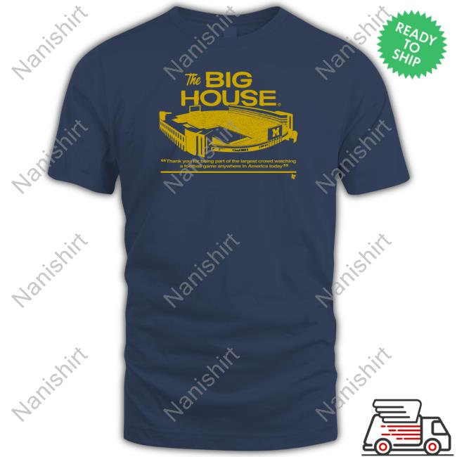 Michigan Football The Big House Tee