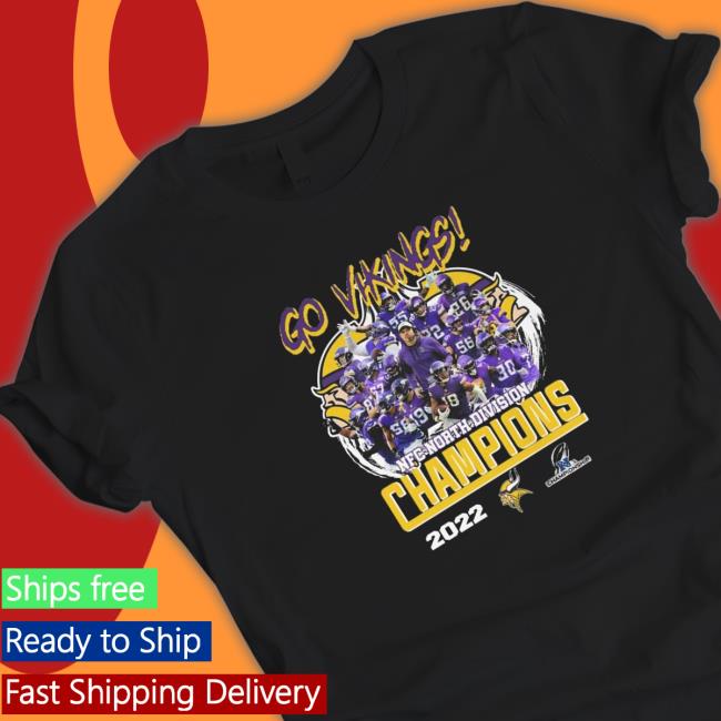 Go Minnesota vikings NFC north Division champions 2022 Cap