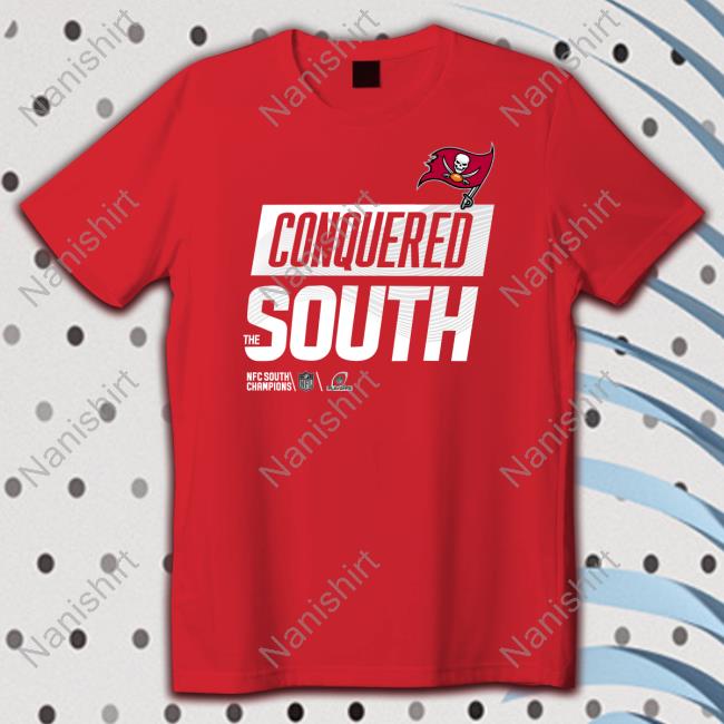Coach Lo Locust Tampa Bay Conquered South NFC South Division Champions Shirt Buccaneers Shop Fanatics