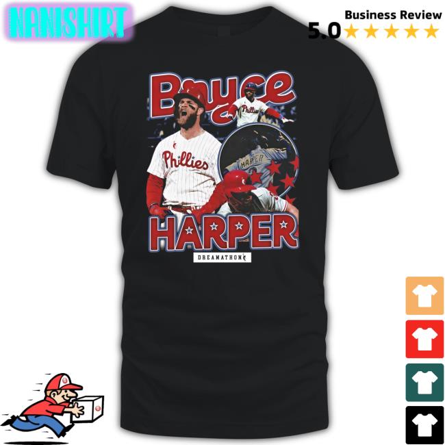 Quez Watkins Wearing Bryce Harper T Shirt Eliot Shorr Parks Bryce Harper T Shirts