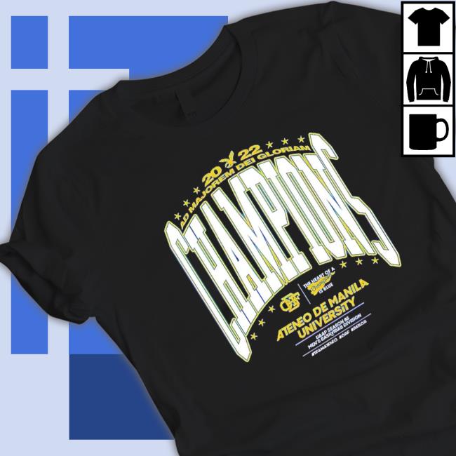 Getblued Ateneo Basketball Champions 2022 shirt
