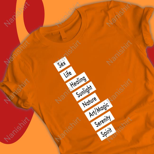 Sex Life Healing Sunlight Nature Art Magic Serenity Spirit Shirt Ajobyajo Merch Bisexual Armys