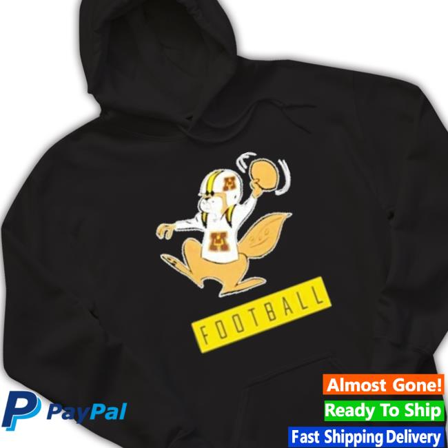Top Minnesota Golden Gophers Goldy Football Legend Performance Hooded Sweatshirt