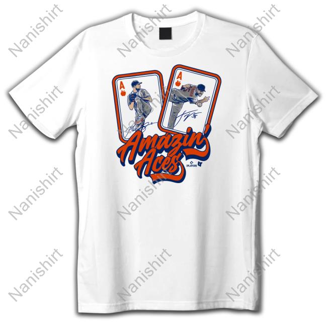 Max Scherzer & Justin Verlander Amazin' Aces Sweatshirts Breakingt Merch