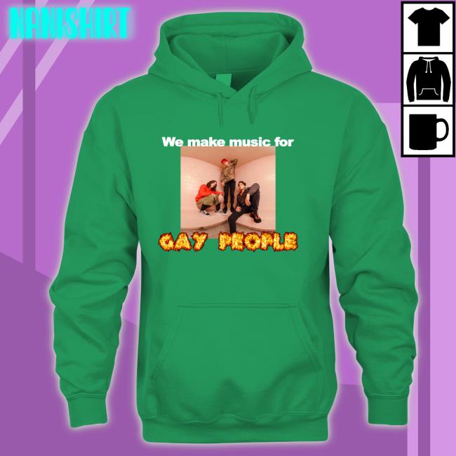 Waterparks We Make Music For Gay People T Shirts Parxvinyl We Make Music For Gay People Tee Waterparks