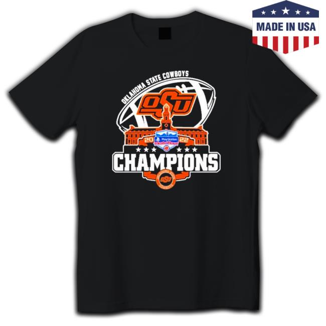 Oklahoma State Cowboys Logo Playstation City 2022 Champions Hoodie