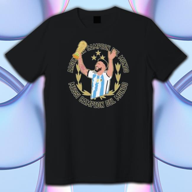 Official Lionel Messi World Cup Champion 2022 Tee