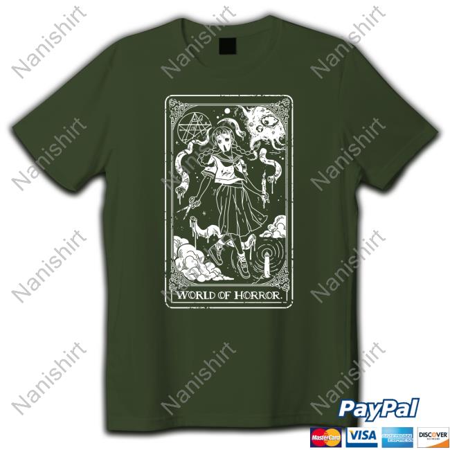 World Of Horror Ominous Tarot Hooded Sweatshirt Chieri At Home