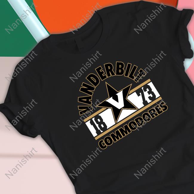 Official Vanderbilt Commodores 150th Anniversary 1873 T-Shirt