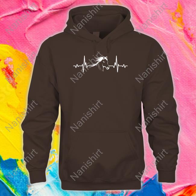 Horselove Heartbeat Horse Shirt Horselove Merch Heartbeat Horse Shirt