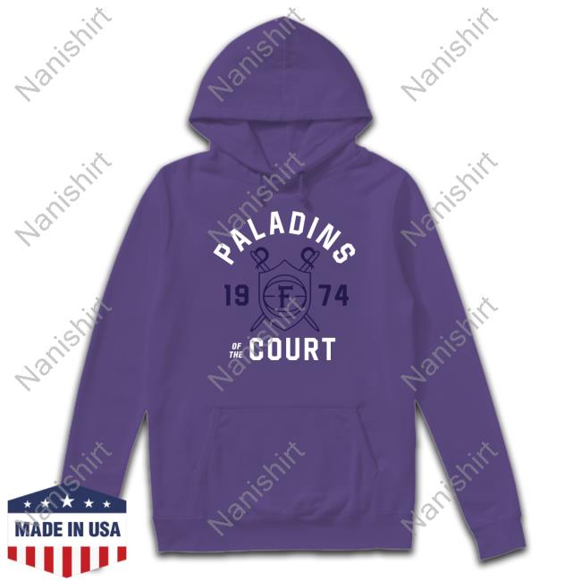 Vintage Furman Paladins Of The Court T-Shirt