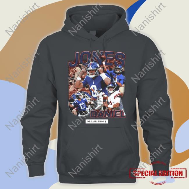 Official DJ Giants Dreams Shirt Dreamathon Merch Daniel Jones Giants Dreams Hoodies President Of The Dj Fan Club New York Giants