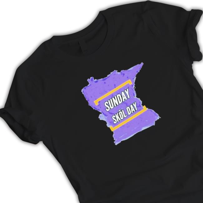 Minnesota Vikings Sunday Skol Day Tee Shirt