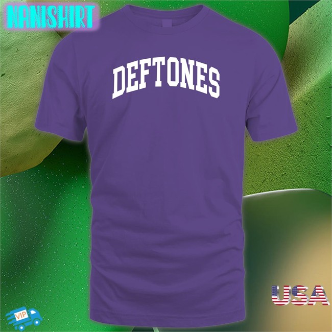 Deftones Merch Deftones Black Collegiate Long Sleeve Deftones Black Collegiate T Shirt