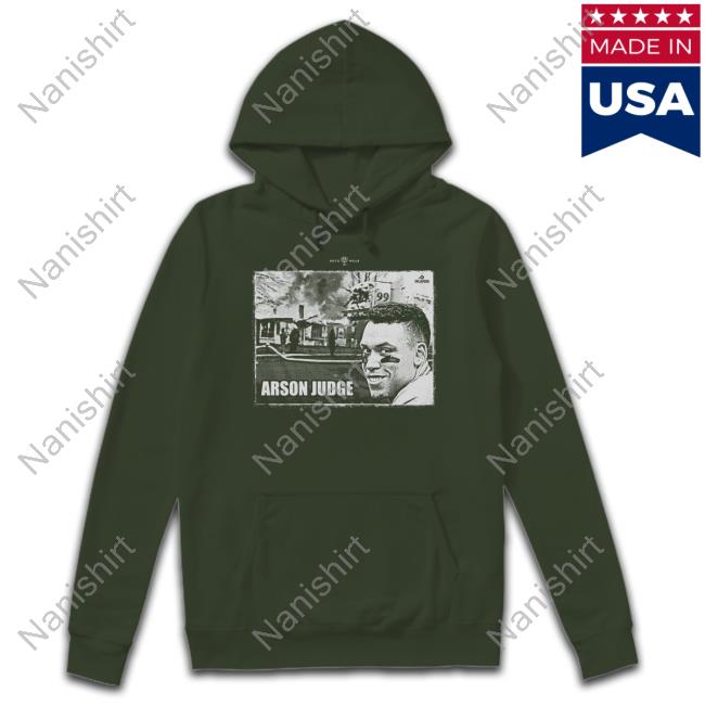 Rotowear Merch Arson Judge Sweatshirt Rotowear Merch Arson Judge Tee Shirt MLB Players