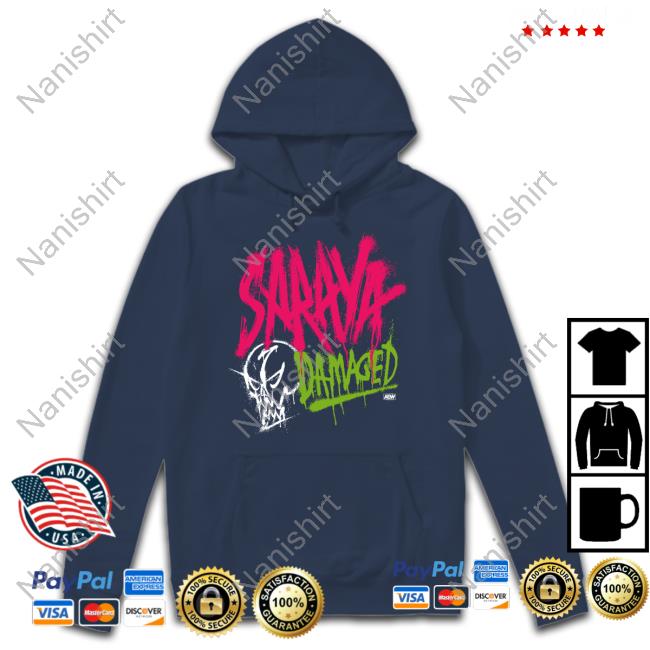 Official Aew Shop Saraya Damaged Shirt