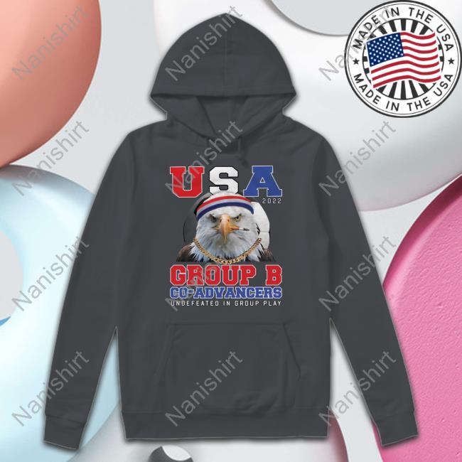 Usa 2022 Group B Co-Advancers Undefeated In Group Play Shirt Usa 2022 Group B Co-Advancers Shirt Black