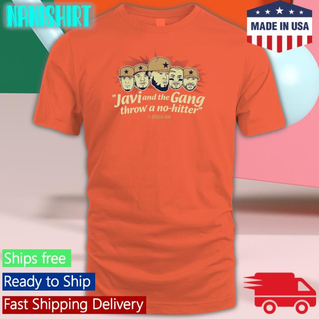 Apollohou Merch Javi And The Gang Throw A No Hitter Shirt