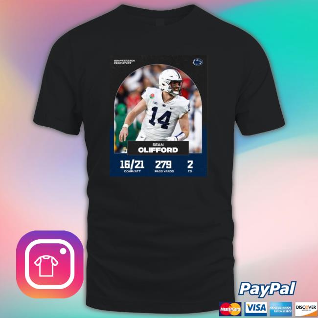 Sean Clifford Penn State 279 Pass Yards 2 Td 2022 Season Sweaters
