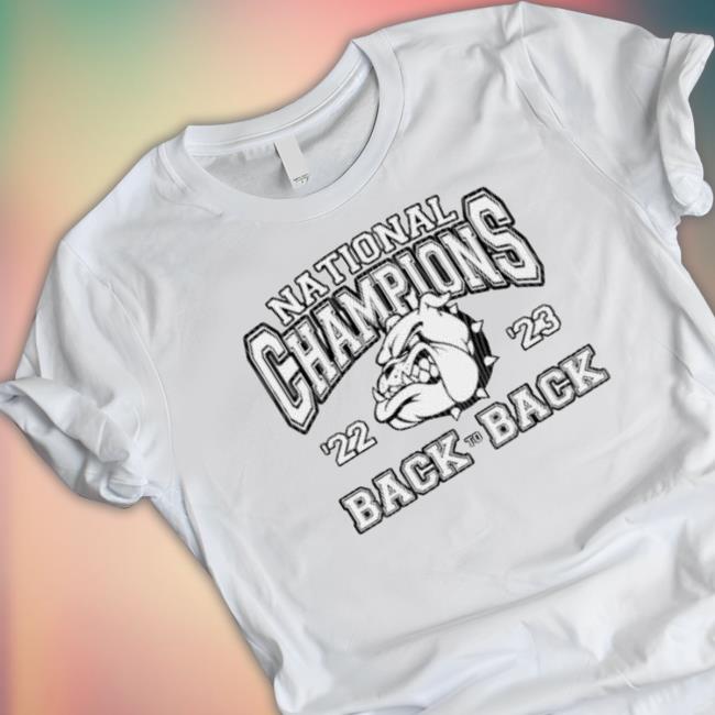 Georgia Bulldogs National Champions 2022-2023 Back To Back shirt