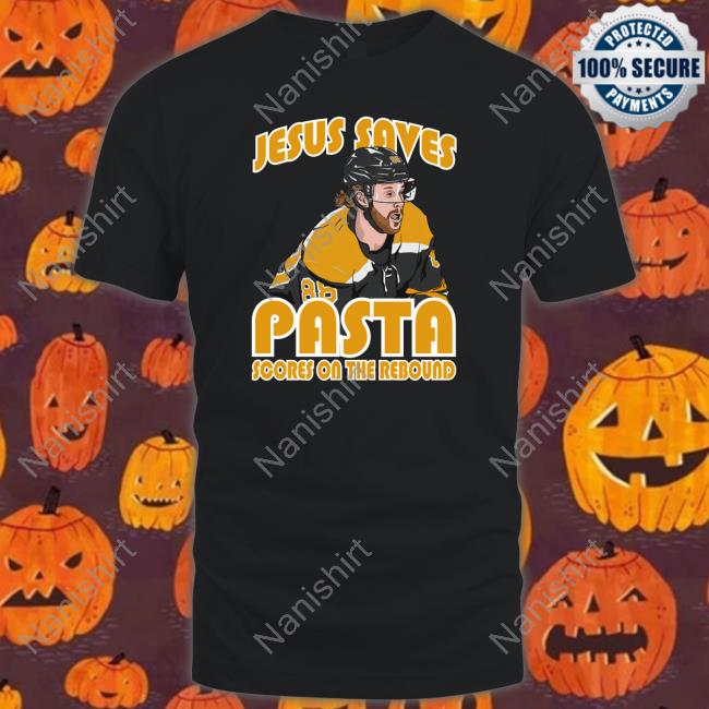Official Barstool Sports Kfc Radio Merch Jesus Saves Pasta Scores On The Rebound T Shirts
