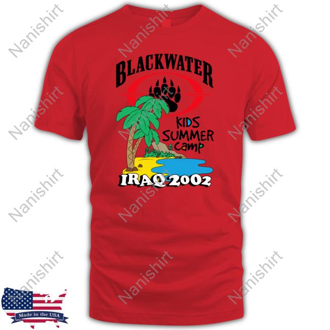 Kids Summer Camp Black Water Hoodie