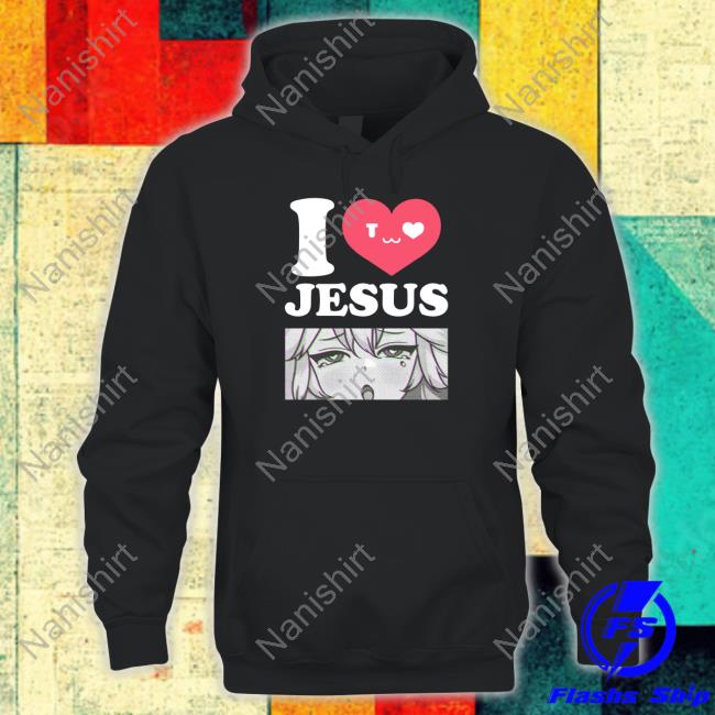 Vshojo Merch I Love Jesus Crewneck Sweatshirt