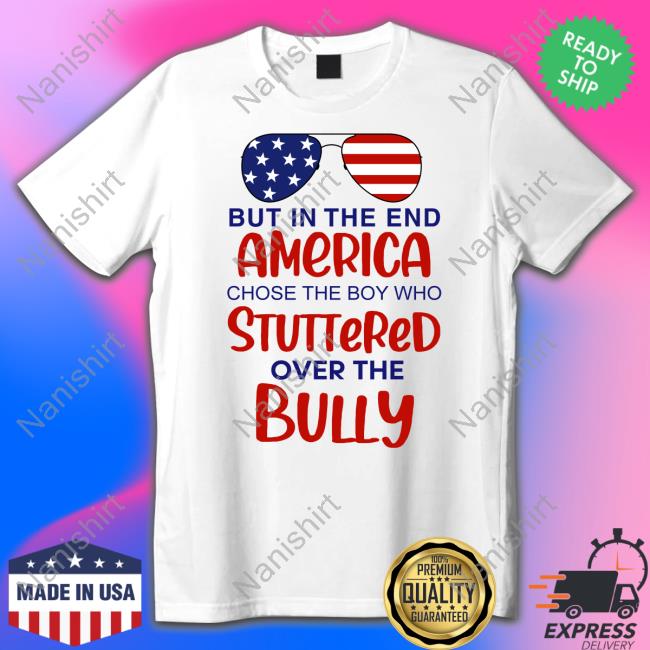 But In The End America Hooded Sweatshirt Bob Lawrence TrumpluvsObama